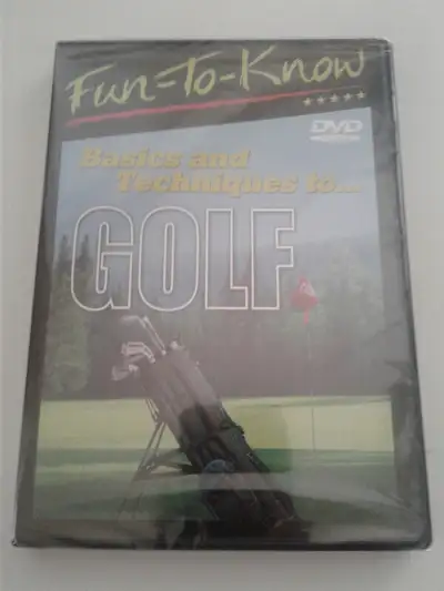 Golf DVD on Basics and Techniques - Unopened
