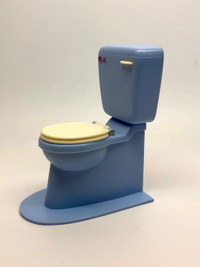 Vintage Sindy Doll Toilet for Dollhouse
