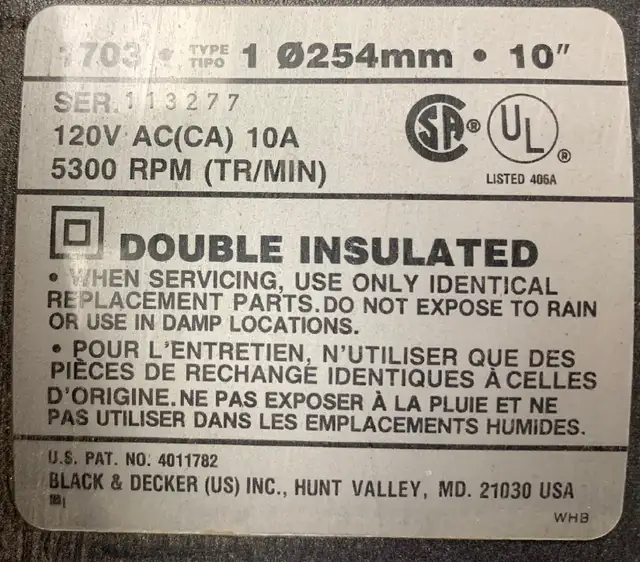 Black & Decker Professional 10" Miter Saw in Power Tools in Strathcona County - Image 6