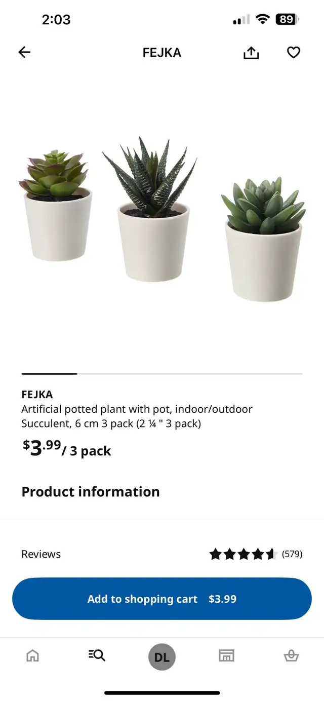 IKEA Plant Decoration62863730151041122