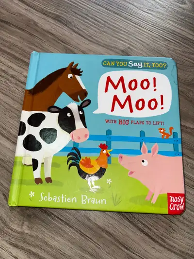 Kids baby book farm animals with flaps , View more