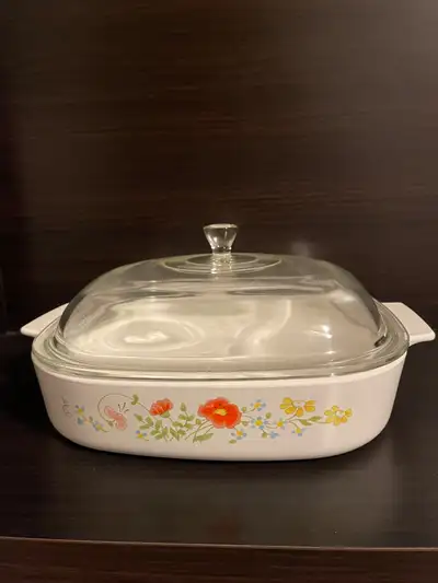 Vintage Wildflower Corningware Casserole and Lid - RARE, View more