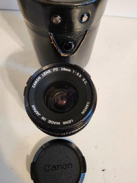 Canon FD 28 mm /1:3.5 SC Lens