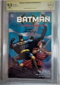 BATMAN SCOTTISH CONNECTION 9.2 Signed by Frank Quitely