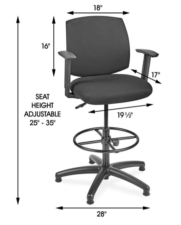 OFFICE CHAIR FOR STANDING/TALL DESK in Chairs & Recliners in City of Halifax - Image 2