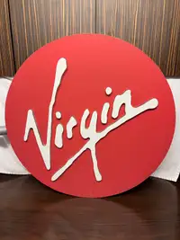  VIRGIN  flange  sign - vintage