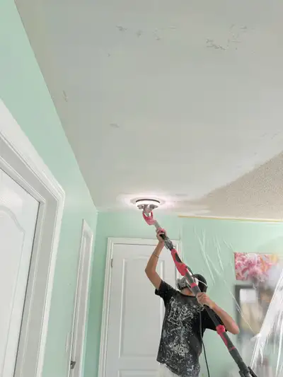 dustless popcorn removal and house painting , View more