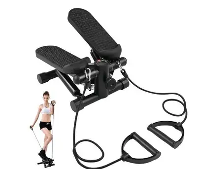 Lixada mini stepper with resistance bands new , View more