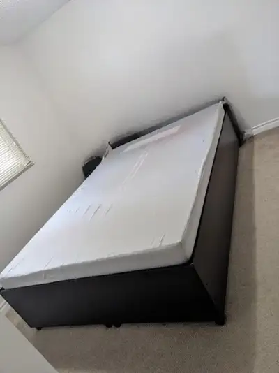 Queen Size Bed with Storage Boxes for Tall Person, View more