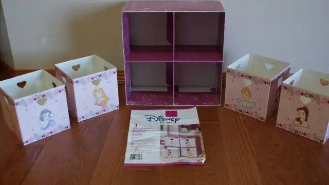 Disney Home Princess Collection Cardboard Chest of Drawers in Storage & Organization in Calgary - Image 4