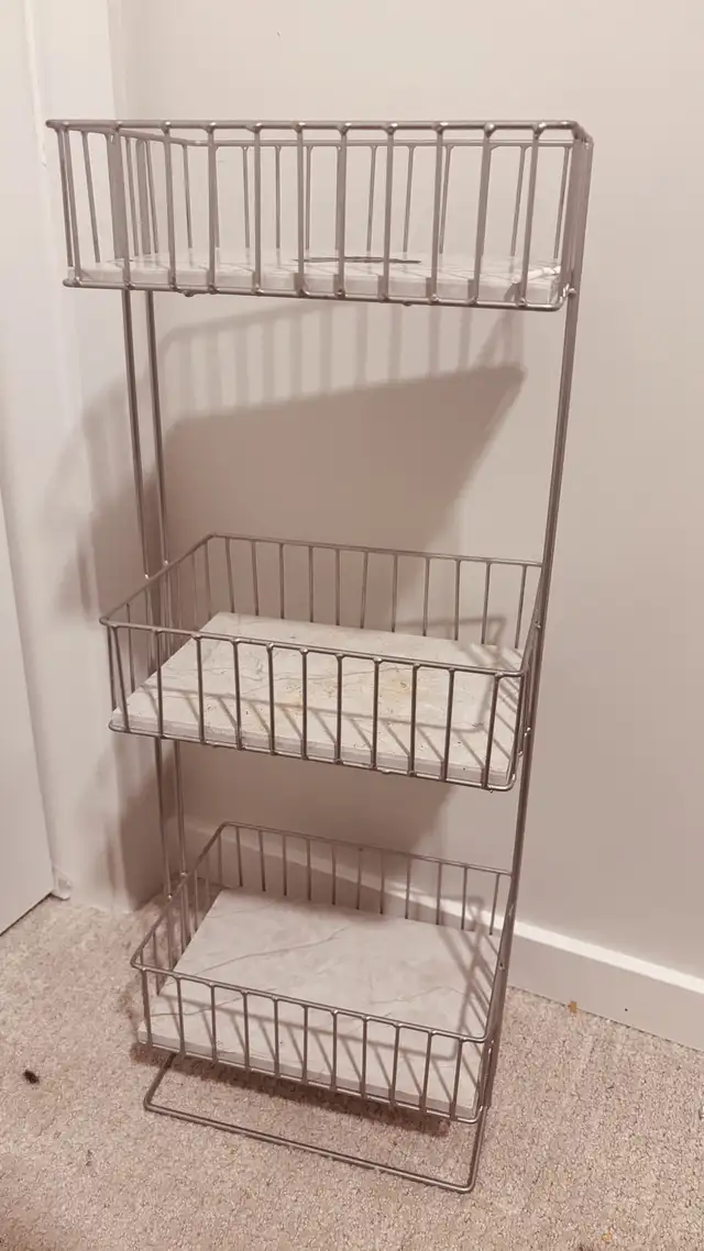 Bathroom organizer shelf in Storage & Organization in St. Albert - Image 2