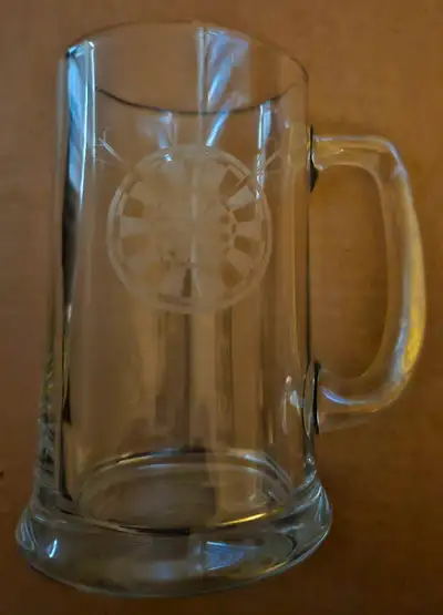 vintage dart players beer mug, View more