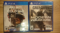 Jeux PlayStation 1, 2, 3 & 4 (C.O.D.) "ModernWarfare" Sell/Trade