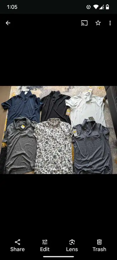 Bnwt Nike & Under Armour upf 50 golf shirts. Adult size small $30 each or $25 for multiple shirts,co...