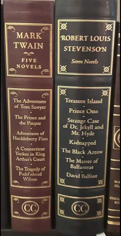 Collectors Edition Mark Twain and Robert Lewis Stevenson, View more