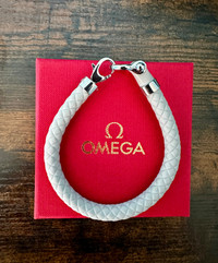 Omega Bracelet - White Rubber