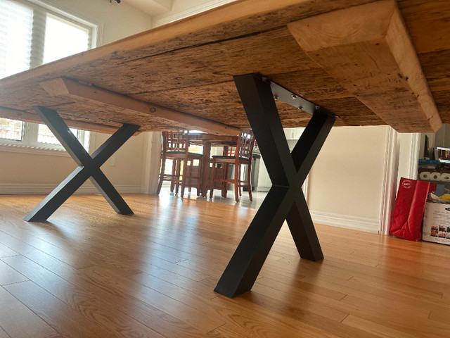 Extra Large Barn wood table in Dining Tables & Sets in Oshawa / Durham Region - Image 4