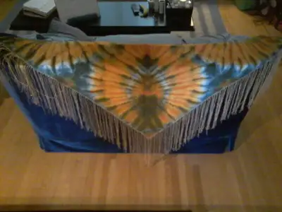 Women's Tie-Die Handmade Cotton Shawls, View more