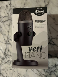 Like New With Box Yeti Nano Microphone