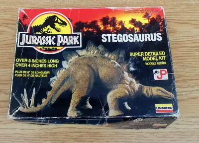 Jurassic Park Stegosaurid Dinosaur Plastic Model Lindberg #70274, View more