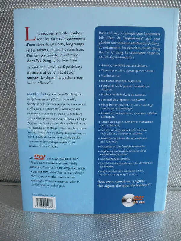 LES MOUVEMENTS DU BONHEUR + DVD ( YVES REQUENA )WU DANG QI GONG62863259273858121