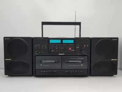 Sony CD Cassette Radio Boombox, View more