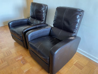 Two Reclining Chairs 