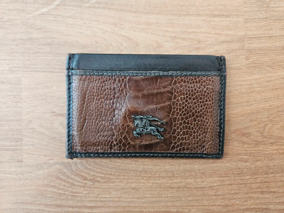 Well used Burberry men's card holder wallet, View more