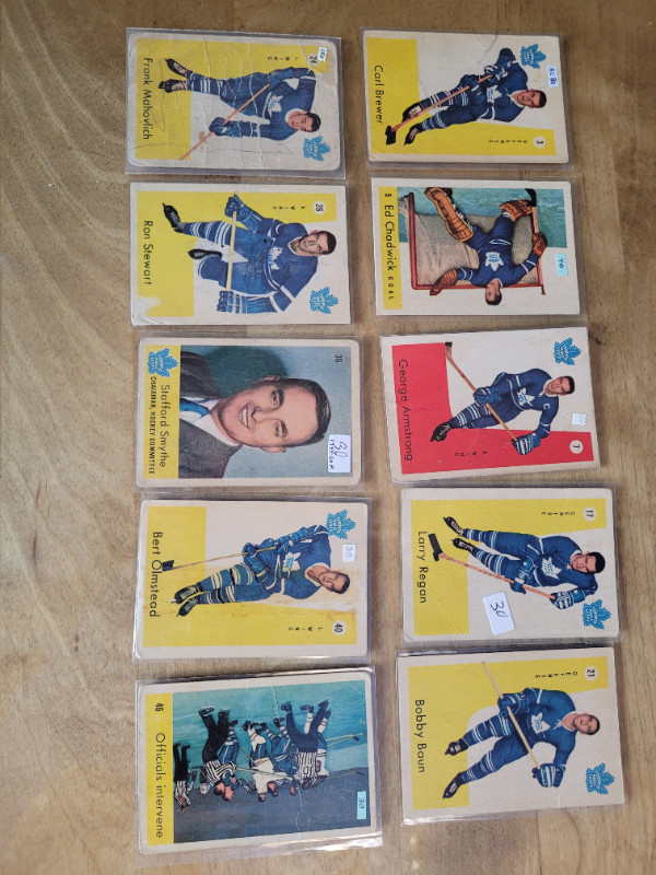 Cartes de Hockey – Lots 18 cartes Parkhurst 1959-60 dans Art et objets de collection  à Trois-Rivières - Image 3