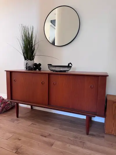 Mid Century Modern Teak Sideboard – Scandinavian Danish Style, View more