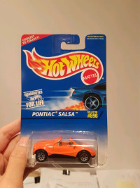 1996 Hot wheels Pontiac Salsa Orange 7 Spoke wheels