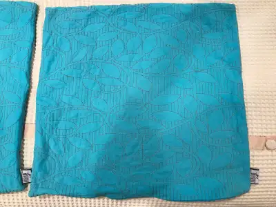 Two Turquoise Pillow Covers, View more
