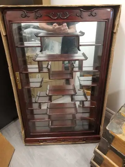 Oriental curio cabinet, View more