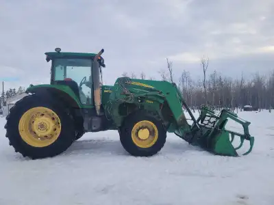 2007 R series. Powershift transmission. Tires and grapple new in 2018, only 450 hours on the tractor...