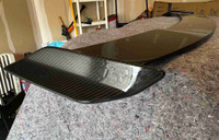 ILR Genuine Carbon Spoiler with Adjustable Risers Audi RS 8S 