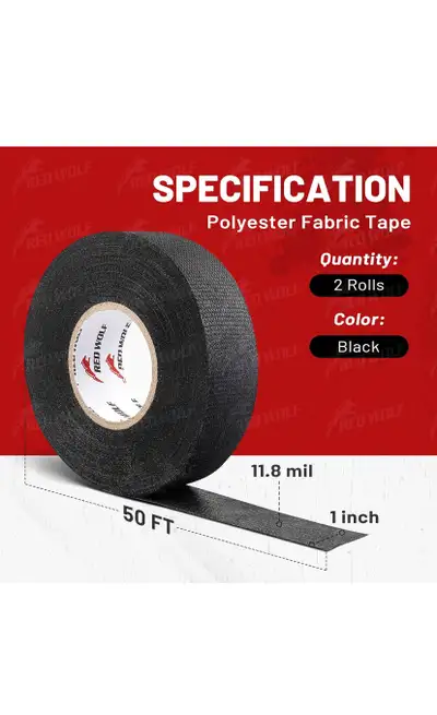 Red Wolf Polyester Fabric Tape, View more