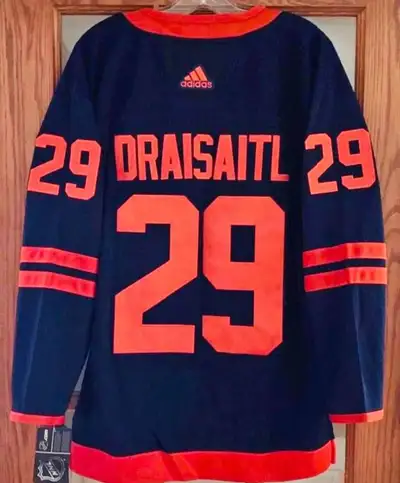 Edmonton Oilers Jersey. Leon Draisaitl. Navy blue. Brand New. men’s sizes, Large, and XL $200 each f...