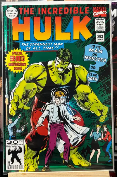 The Incredible Hulk #393 Green Foil Cover 30th Anniversary Issue, View more