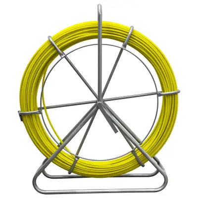 Fish Tape Fiberglass 8MM 328FT Duct Rodder Tool 170547, View more