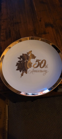 50th anniversary plate