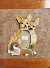 Victorian Treasure 3D Chihuahua Picture Frame