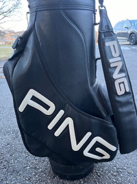 Ping tour leather golf bag 