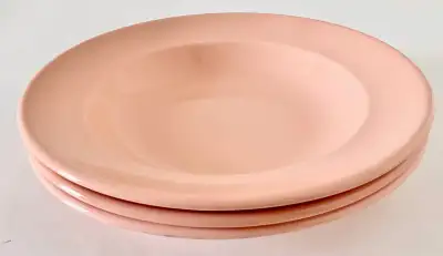 LIRE JUSQU'À LA FIN DU TEXTE. Antiquité 1940 Collection. Assiettes creuses en porcelaine type "resta...