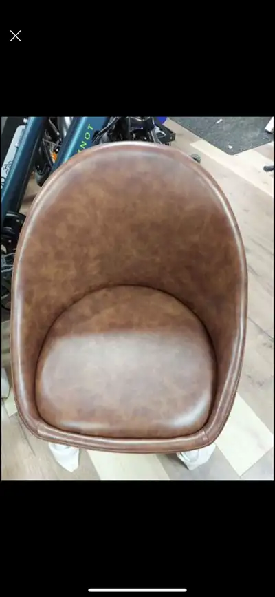 Nicola Vintage Brown KD Chair Vintage Brown PU Leather, View more