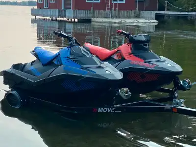 We had our fun, but feel a boat would be better suited for us . 2022 seadoo spark 3 up ( red one , b...