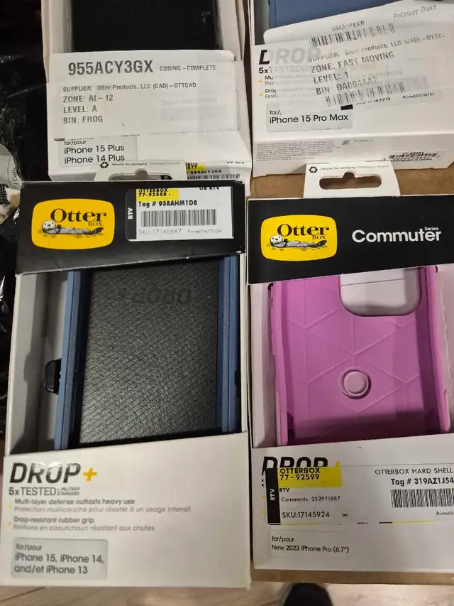 New Otterbox Iphone Cases 14, 15, Pro, Pro Max, Plus, Iphone Pro in Cell Phone Accessories in Mississauga / Peel Region - Image 3
