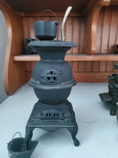 Minature Cast Iron Pot Belly Stove , View more