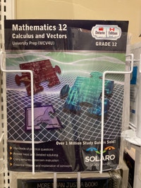 Grade 12 Ontario Calculus and Vectors Study Guide City of Toronto Toronto (GTA) Preview