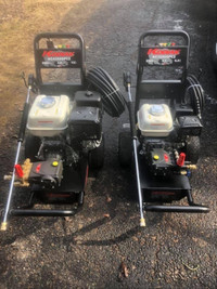 Industrial cold water pressure washers with honda engine