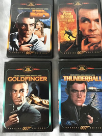 James Bond DVD movies set of 22